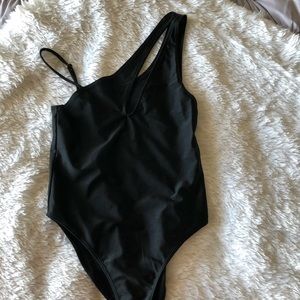 One Shoulder Forever 21 Bodysuit